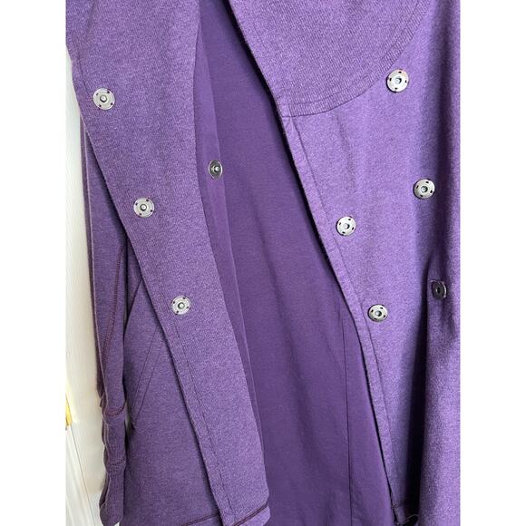 LULULEMON Gratitude Wrap Sweater Cardigan in Purple Women’s Size 4 - Picture 9 of 16